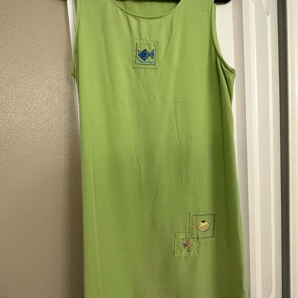 Vintage AKS dress in mint green